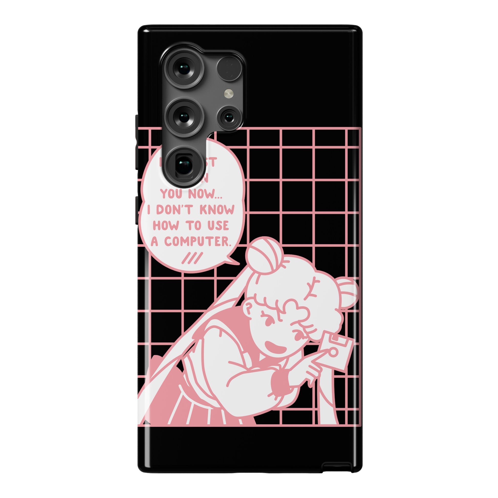 I Don't Know How To Use A Computer Sailor Moon Phone Case