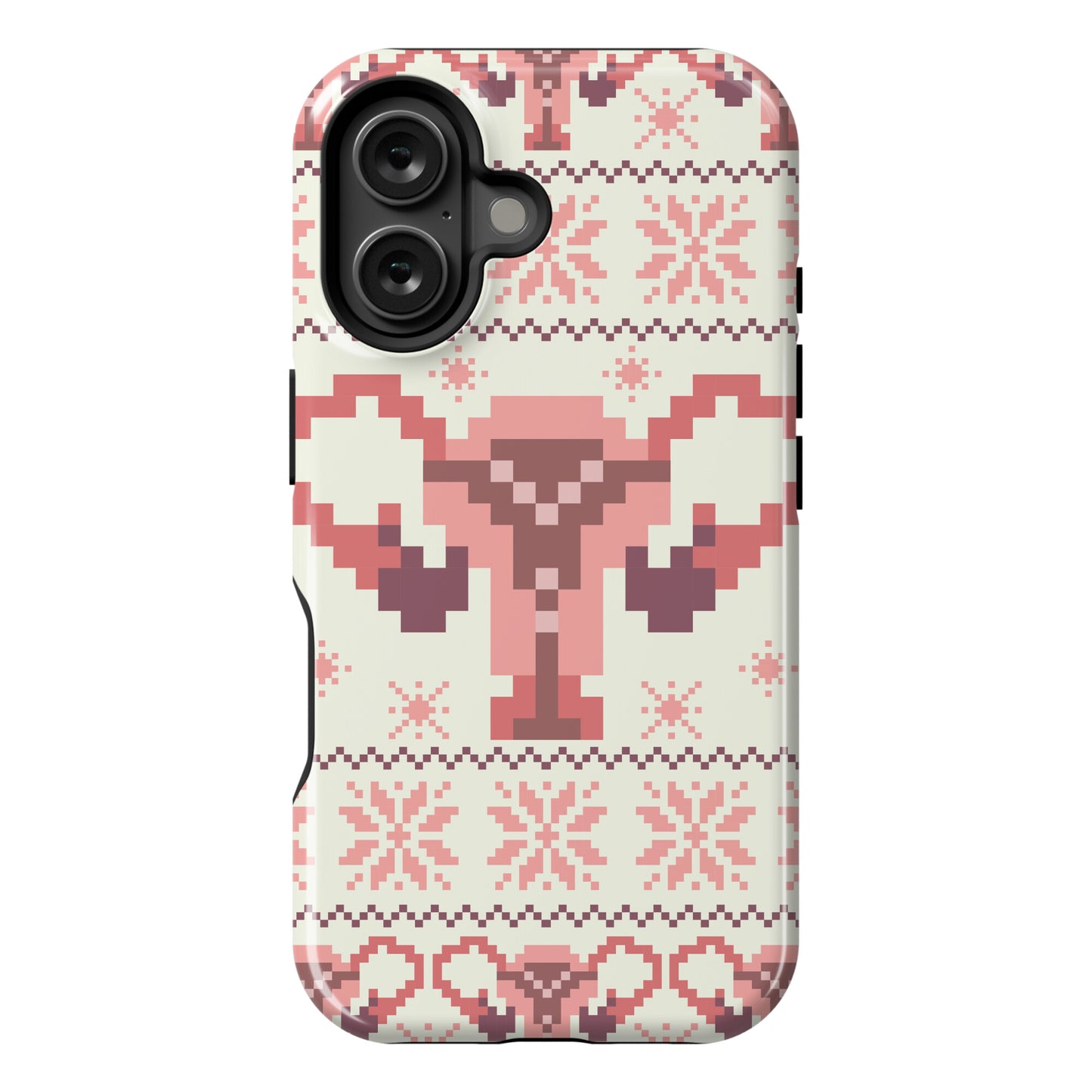 Uterus Sweater Pattern Phone Case