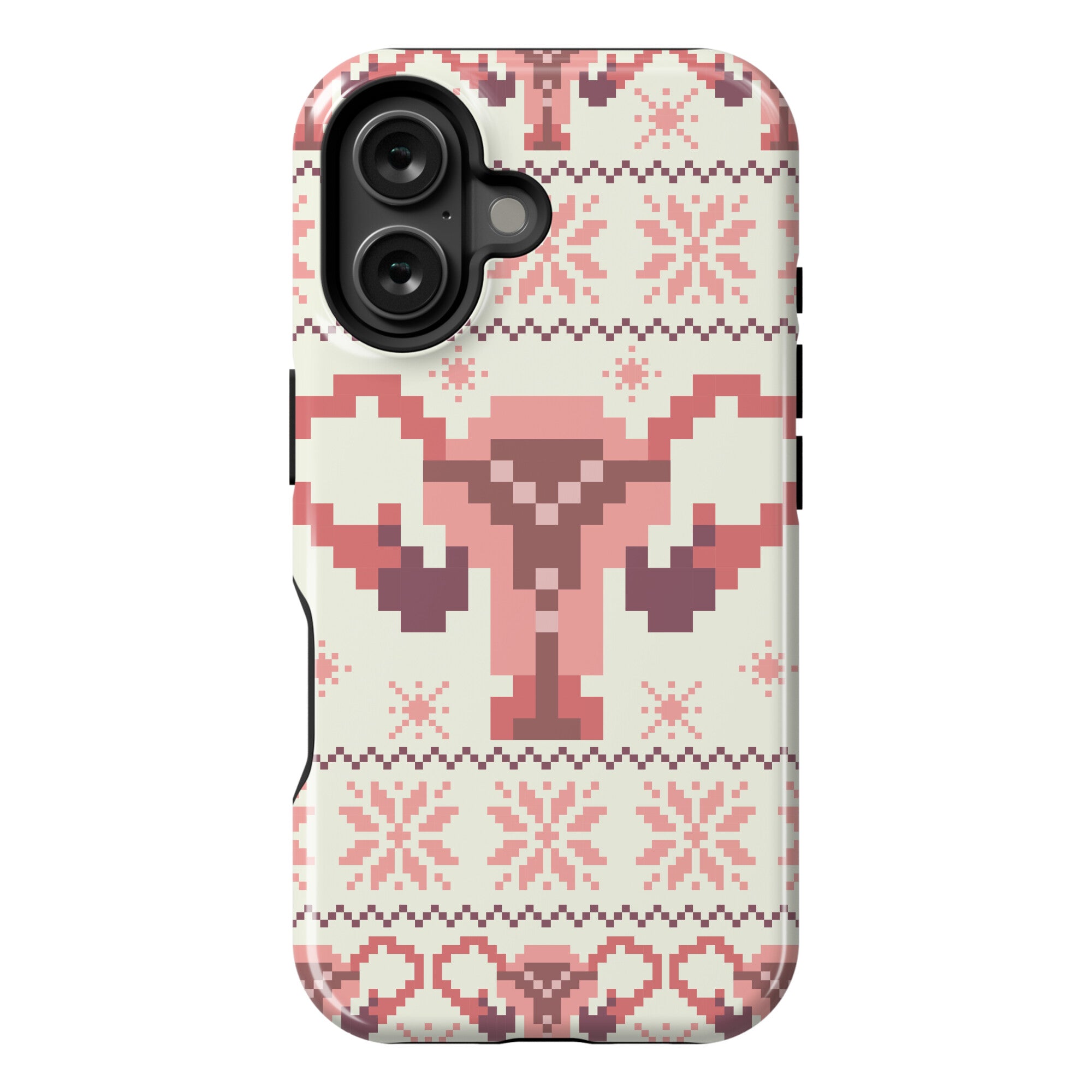 Uterus Sweater Pattern Phone Case