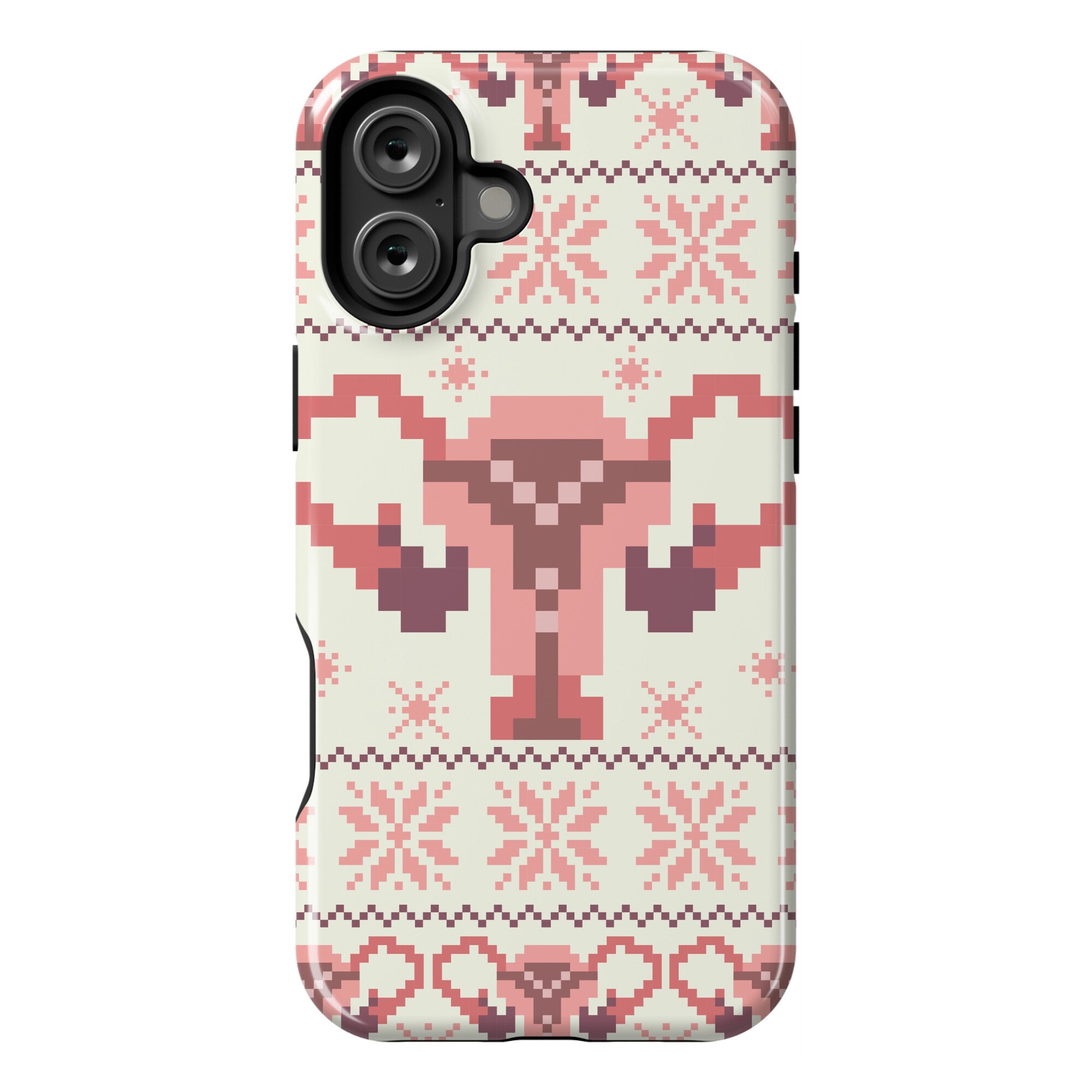 Uterus Sweater Pattern Phone Case