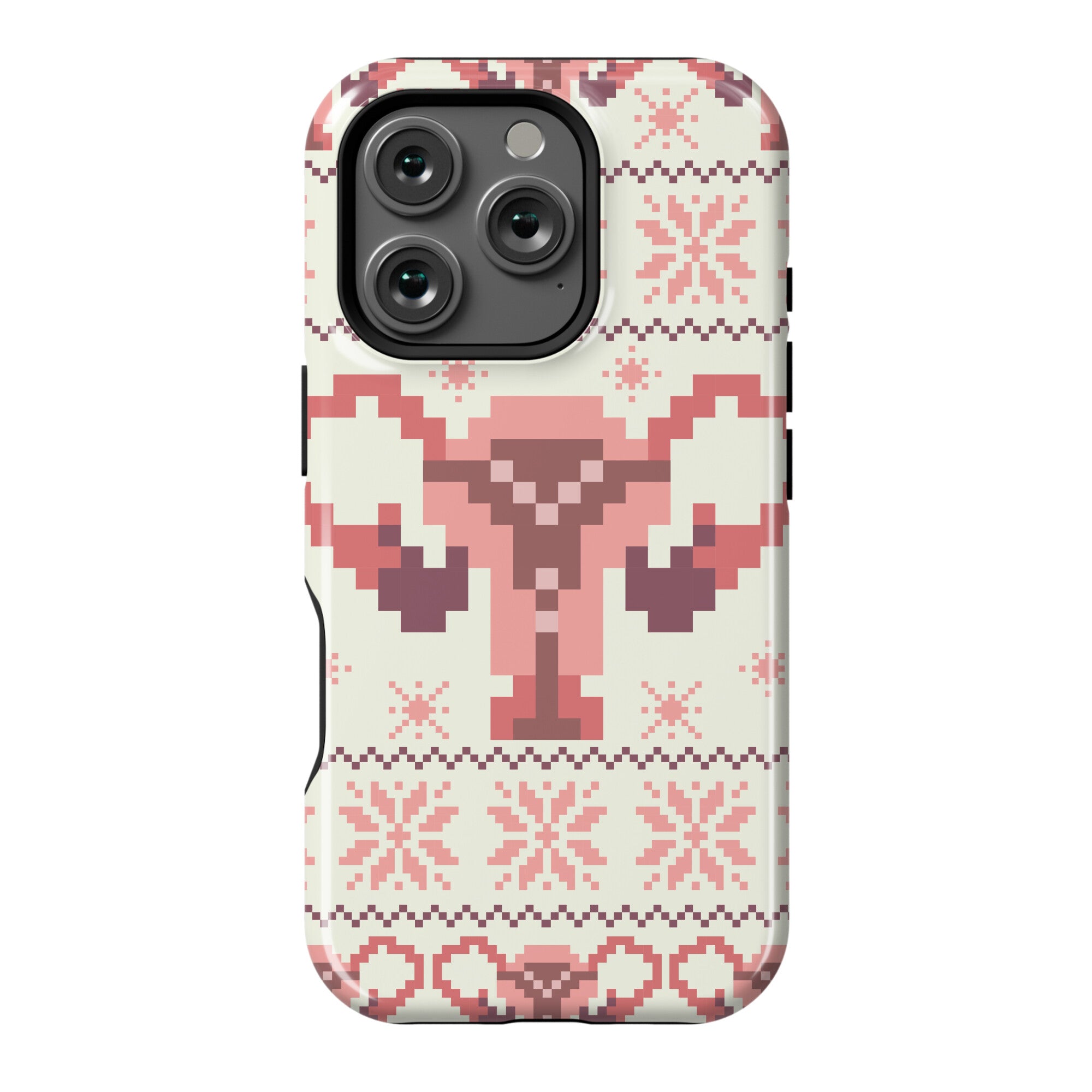 Uterus Sweater Pattern Phone Case