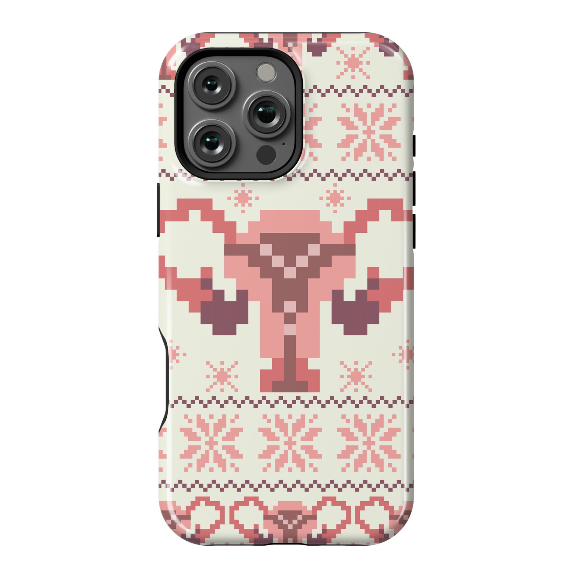 Uterus Sweater Pattern Phone Case