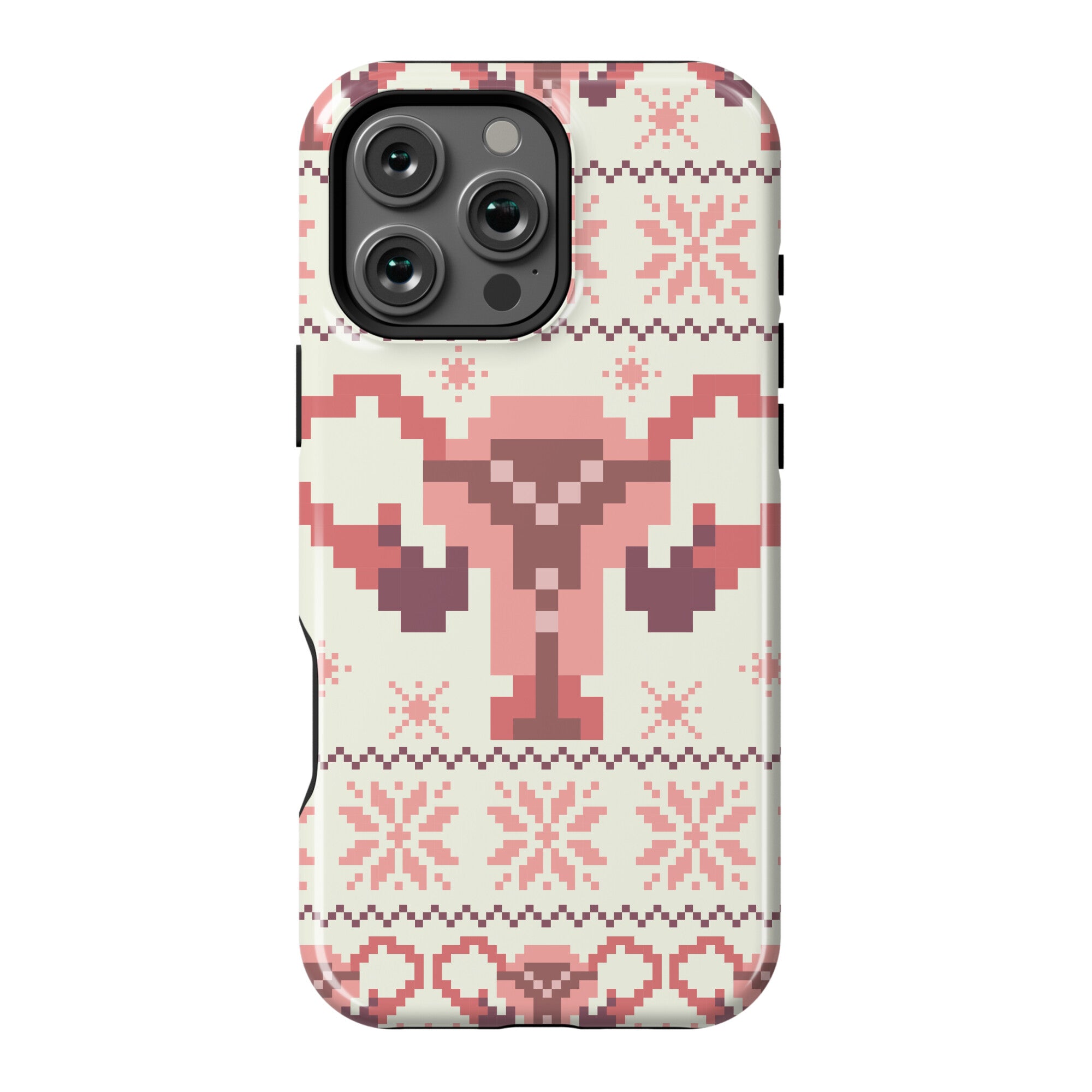Uterus Sweater Pattern Phone Case