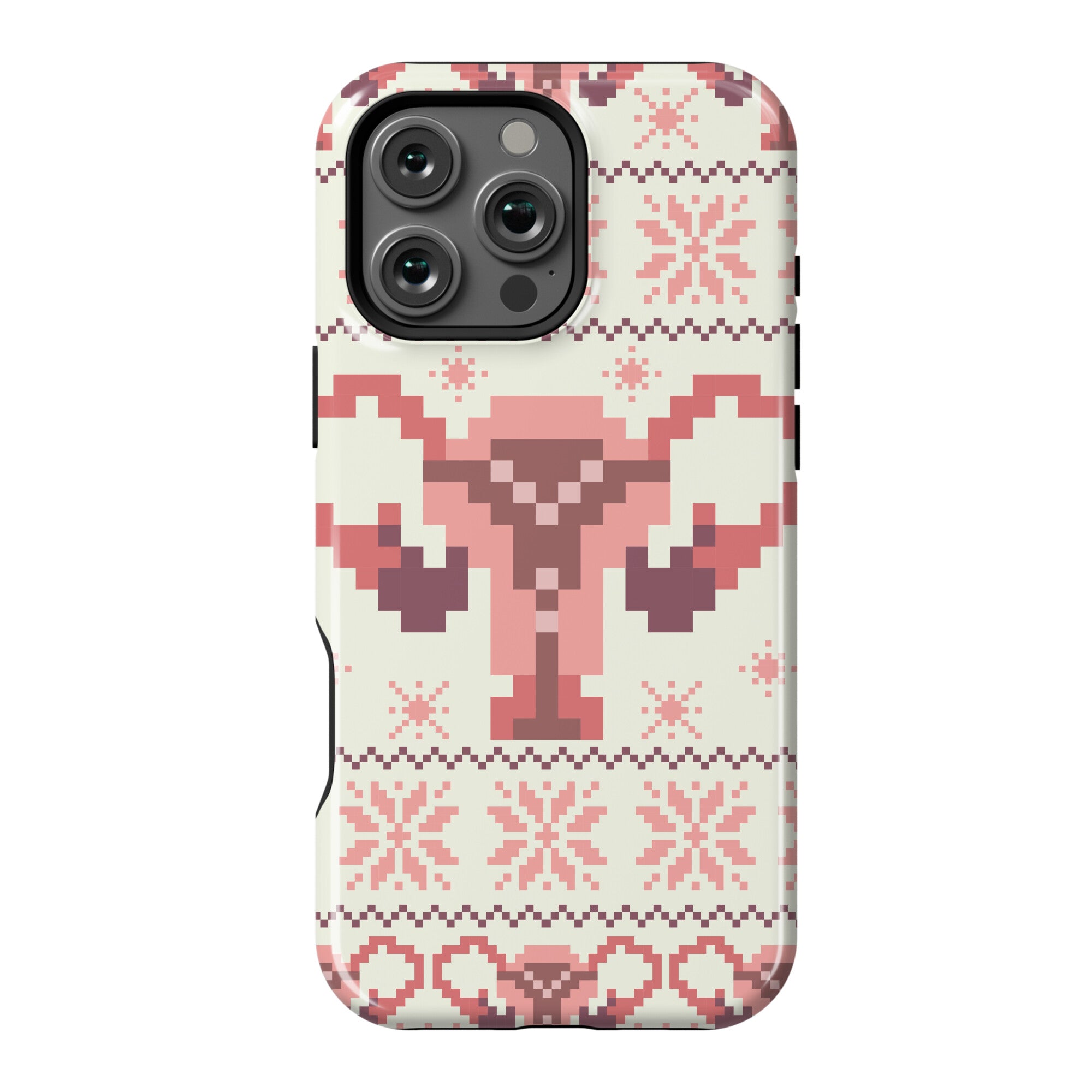 Uterus Sweater Pattern Phone Case