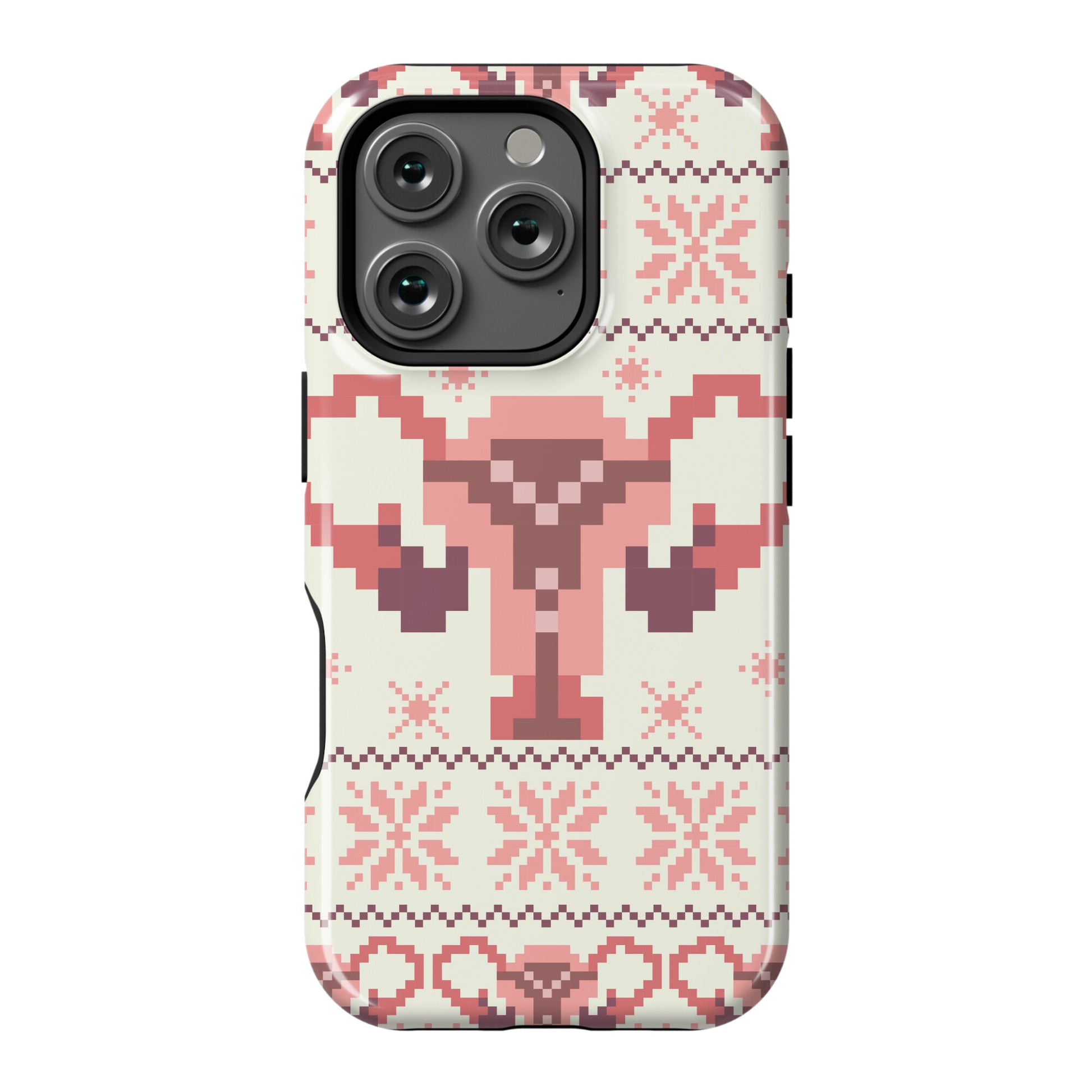 Uterus Sweater Pattern Phone Case