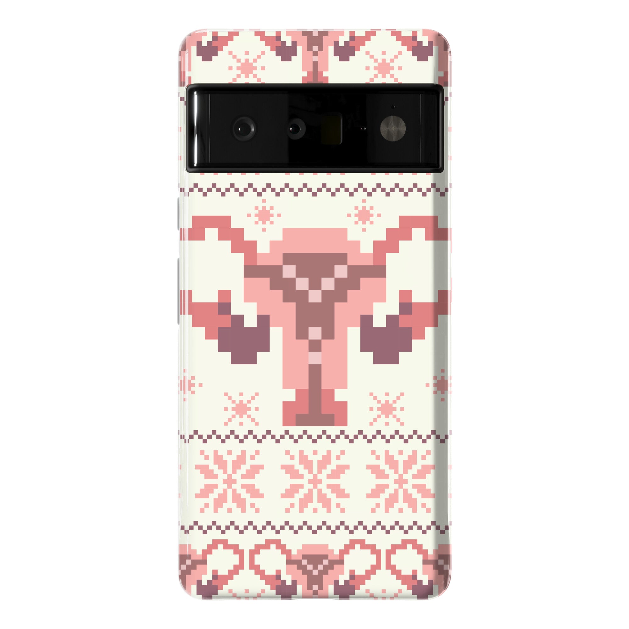Uterus Sweater Pattern Phone Case