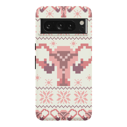 Uterus Sweater Pattern Phone Case