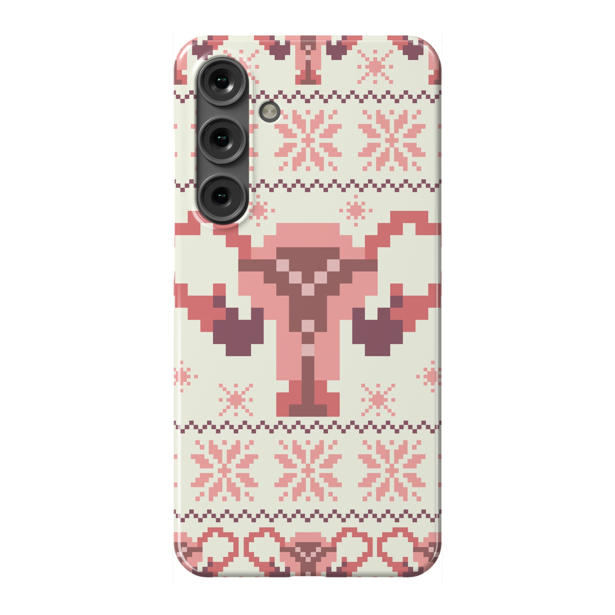 Uterus Sweater Pattern Phone Case