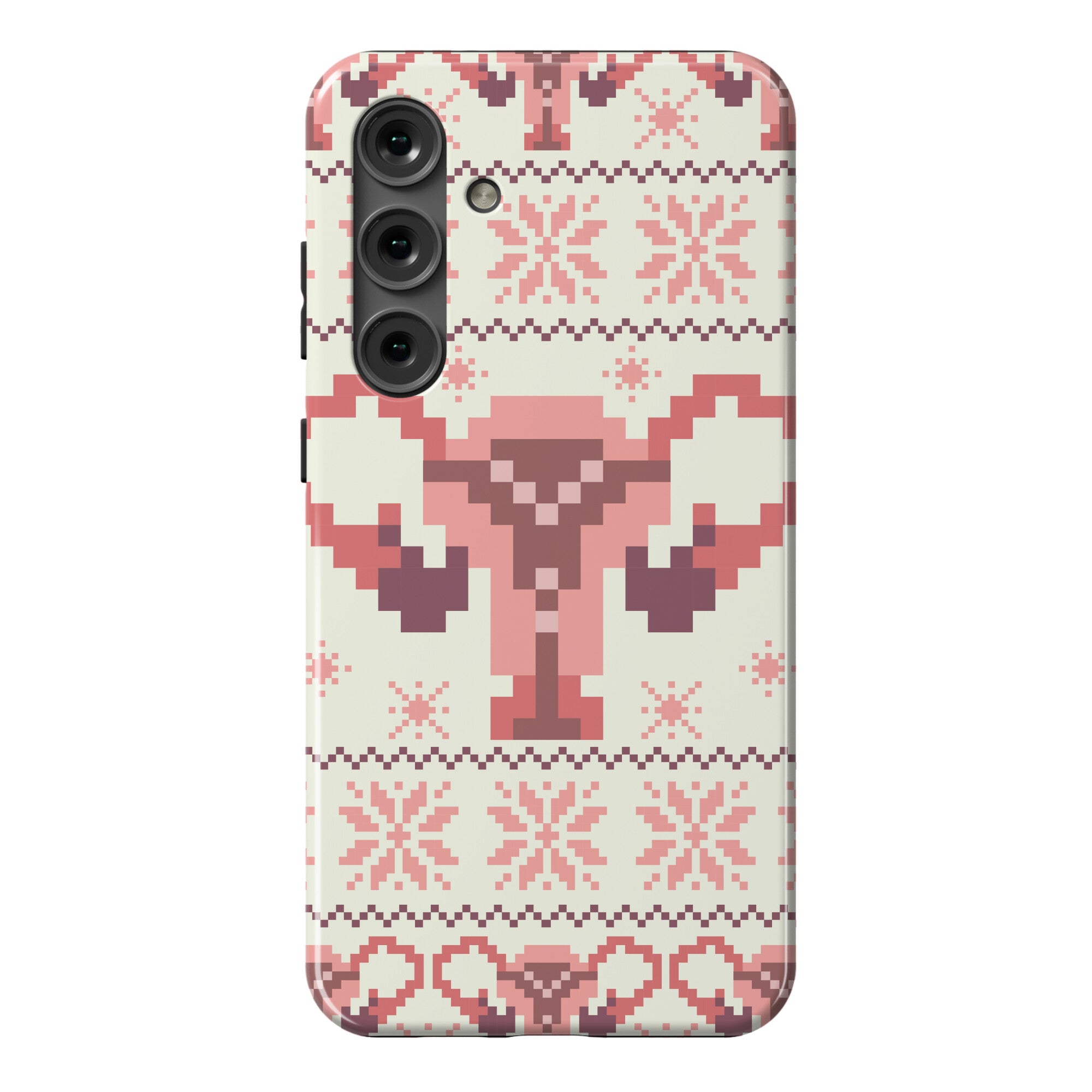 Uterus Sweater Pattern Phone Case