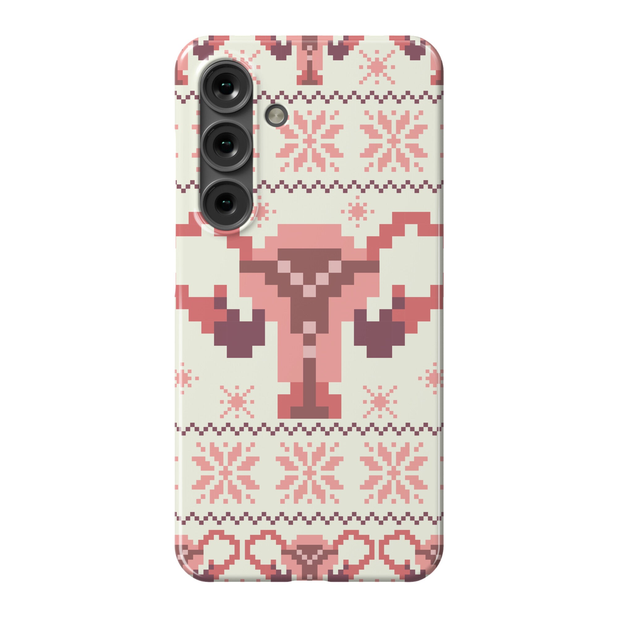 Uterus Sweater Pattern Phone Case
