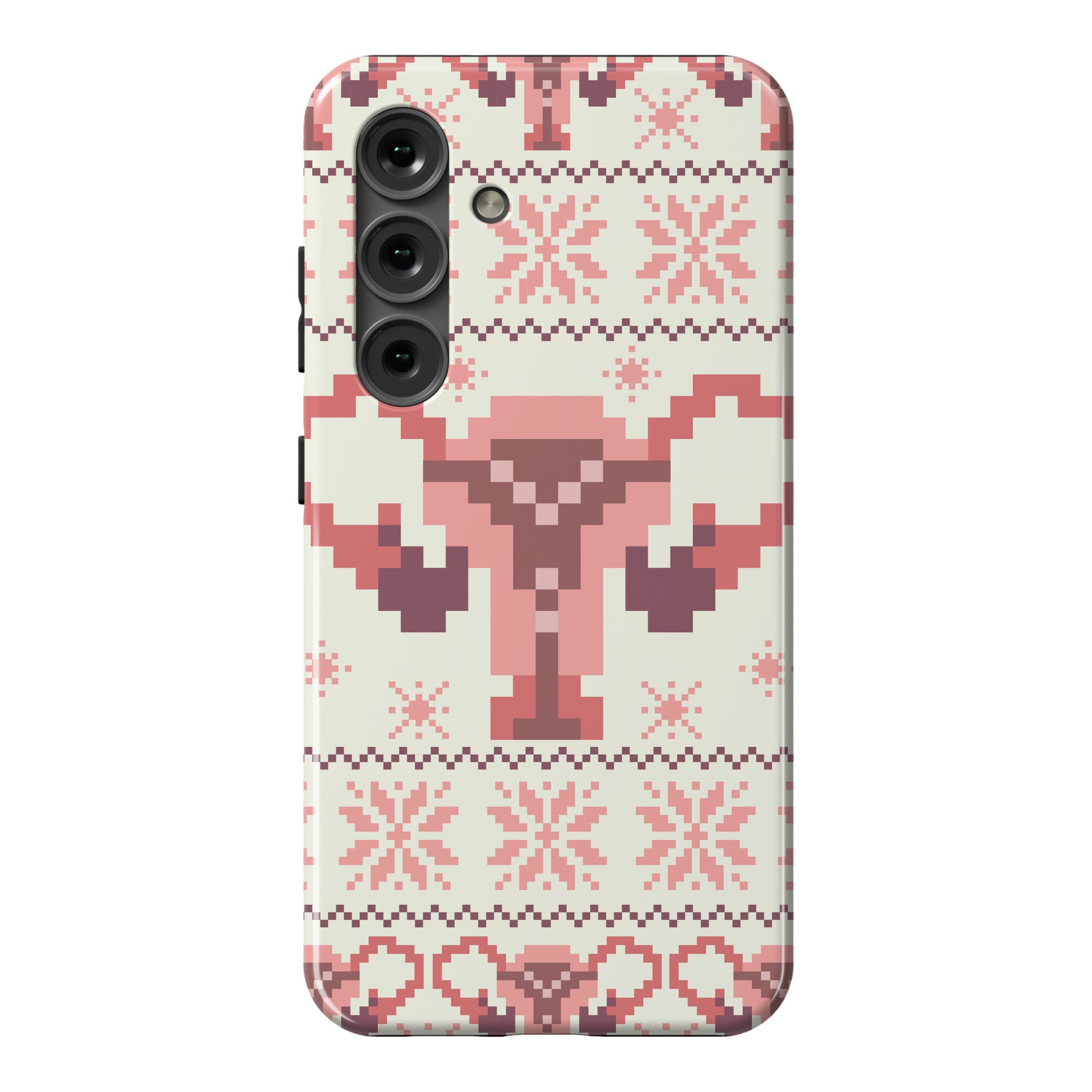 Uterus Sweater Pattern Phone Case