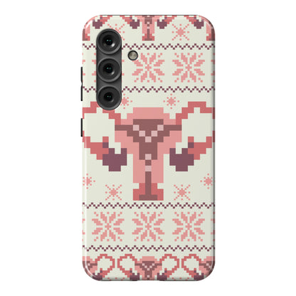 Uterus Sweater Pattern Phone Case