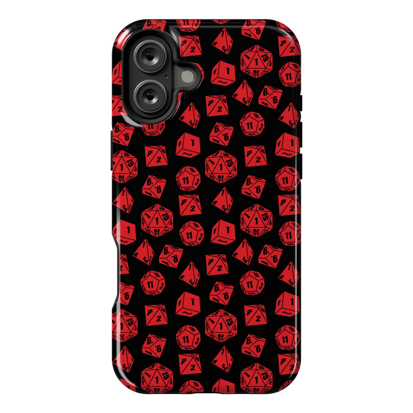 RPG Dice Pattern Phone Case