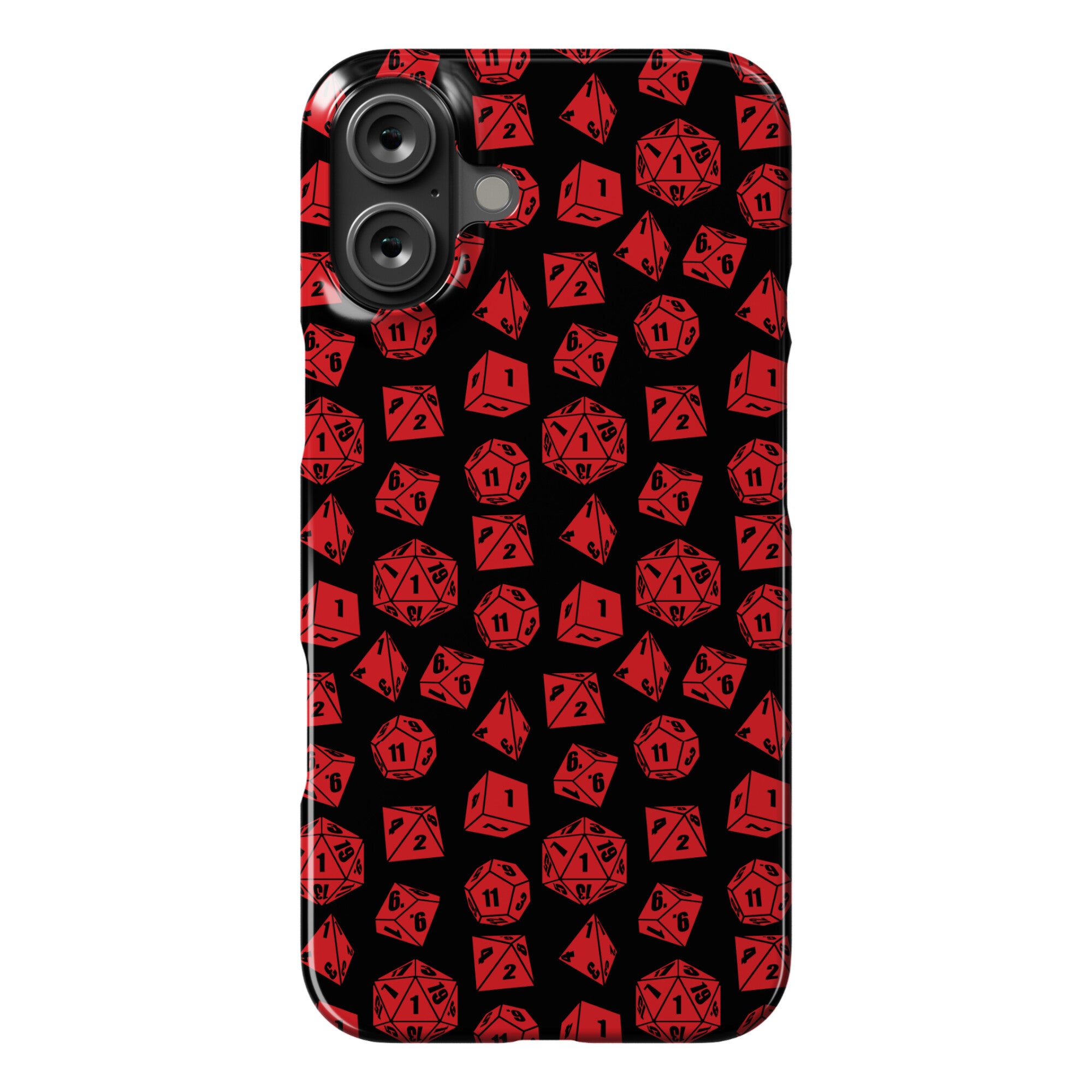 RPG Dice Pattern Phone Case