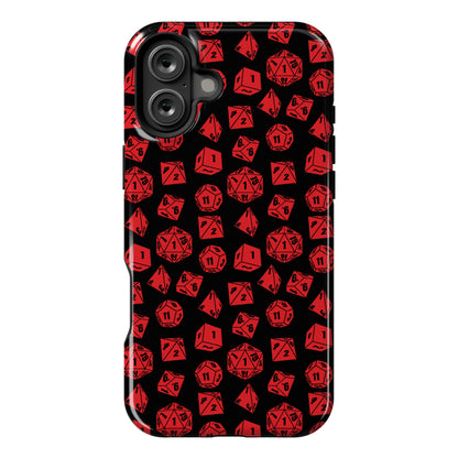 RPG Dice Pattern Phone Case