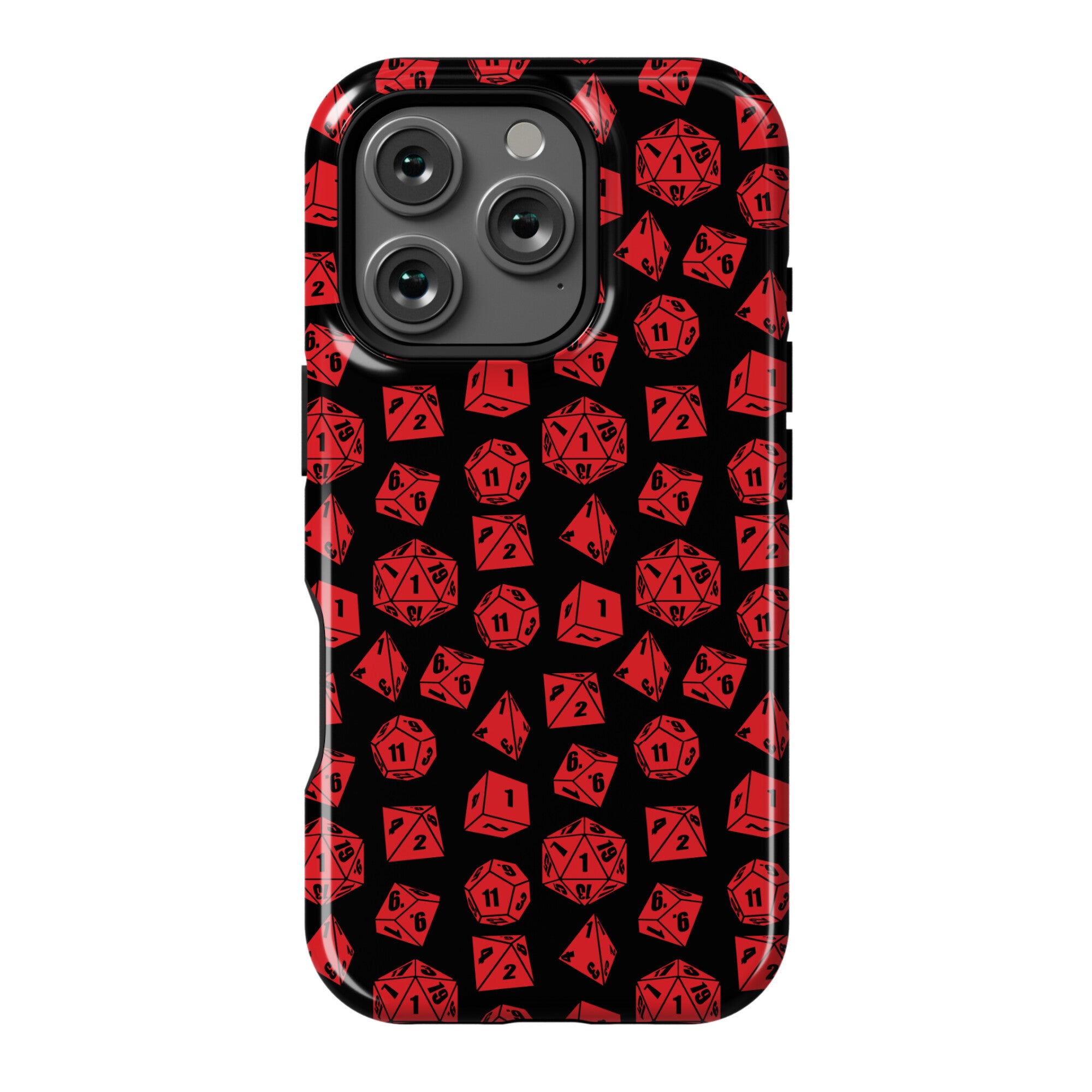 RPG Dice Pattern Phone Case