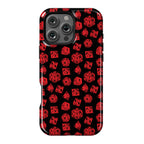RPG Dice Pattern Phone Case
