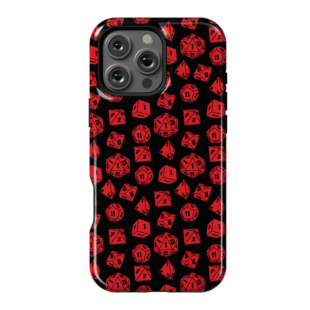 RPG Dice Pattern Phone Case