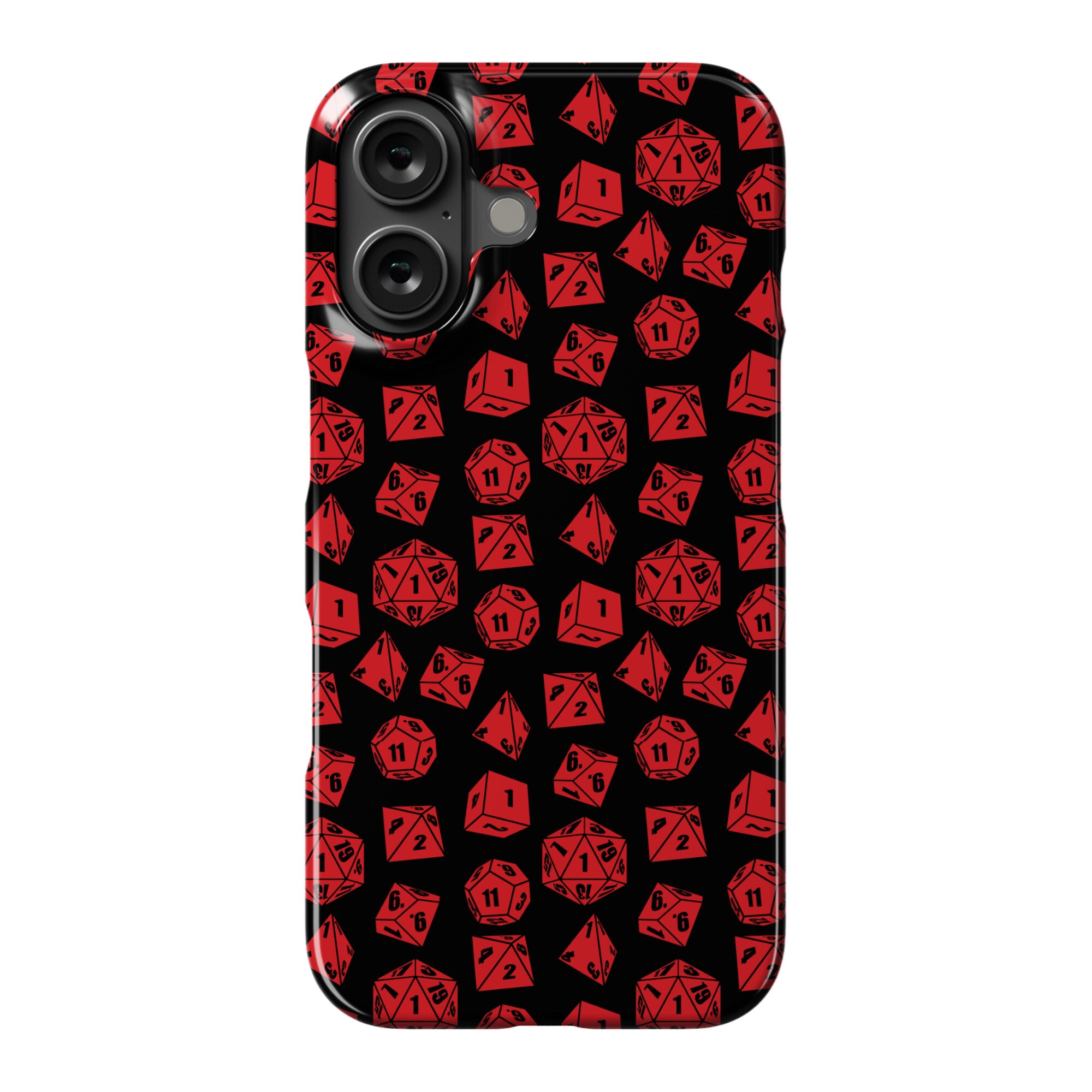 RPG Dice Pattern Phone Case