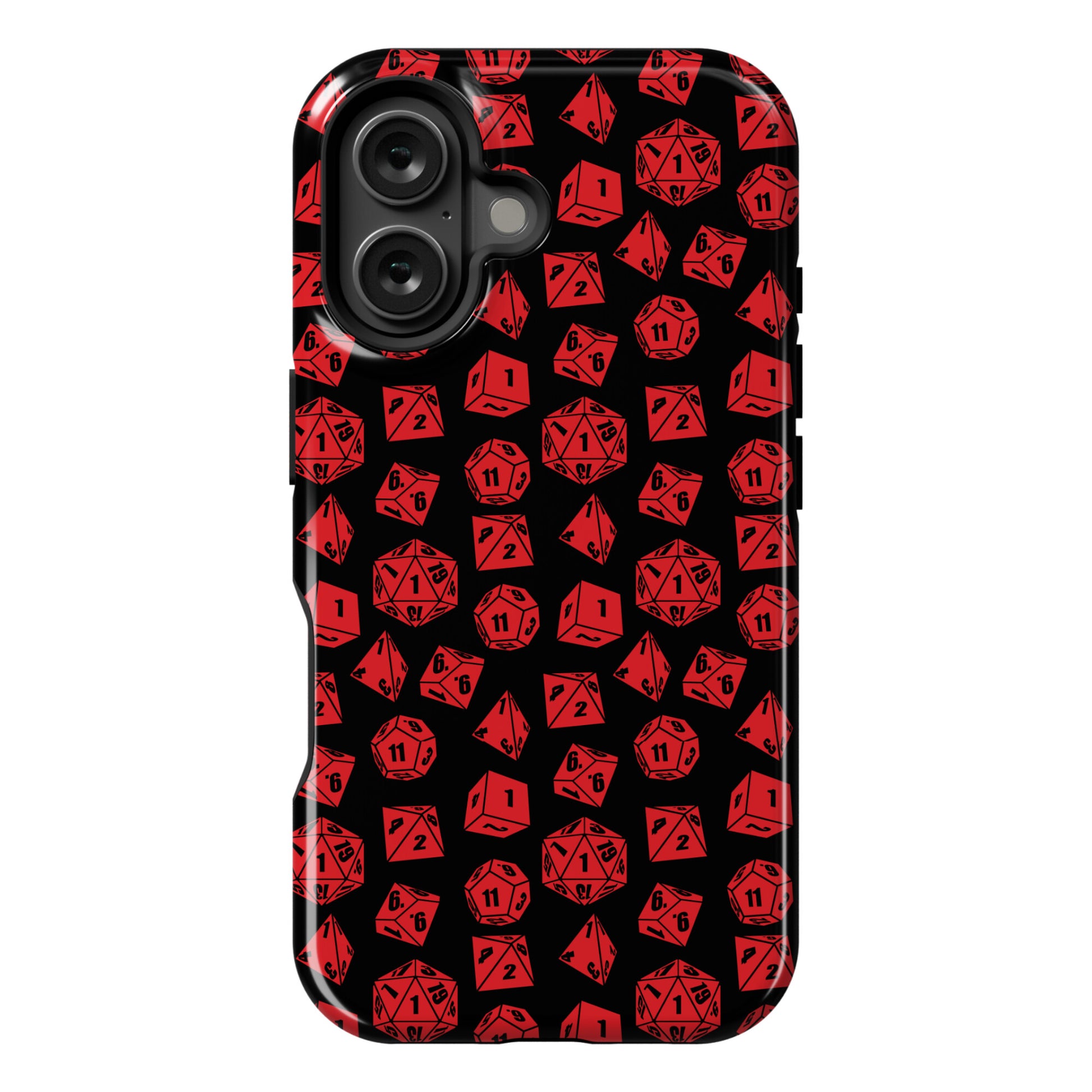 RPG Dice Pattern Phone Case