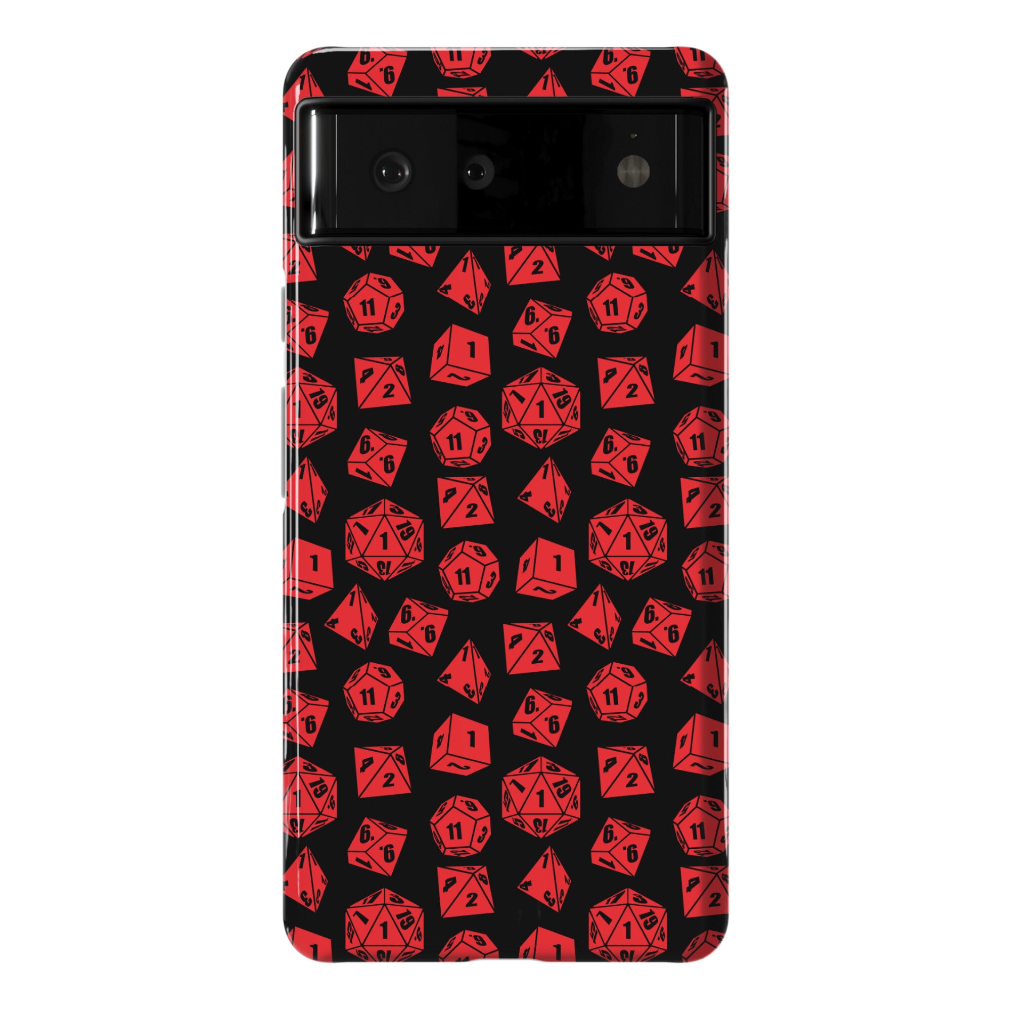 RPG Dice Pattern Phone Case