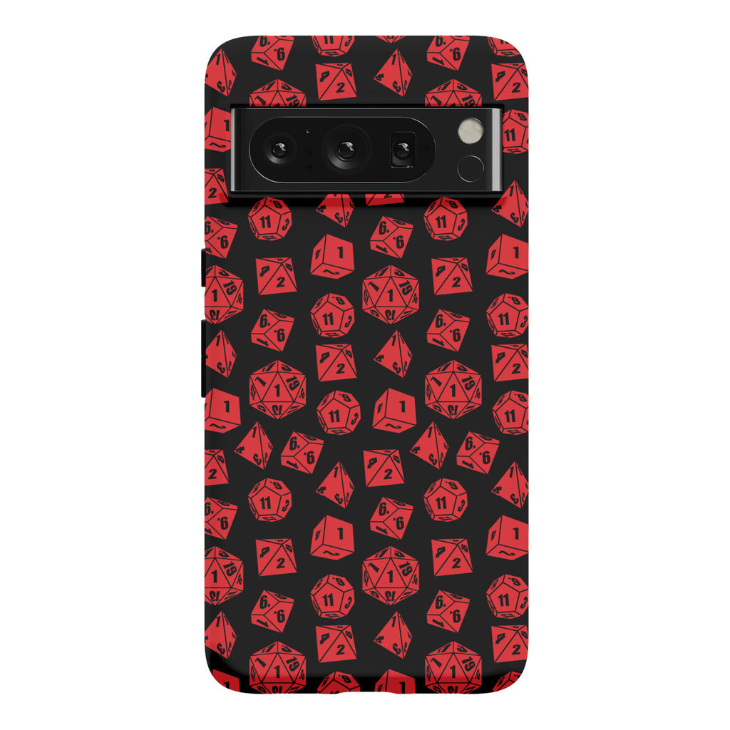 RPG Dice Pattern Phone Case