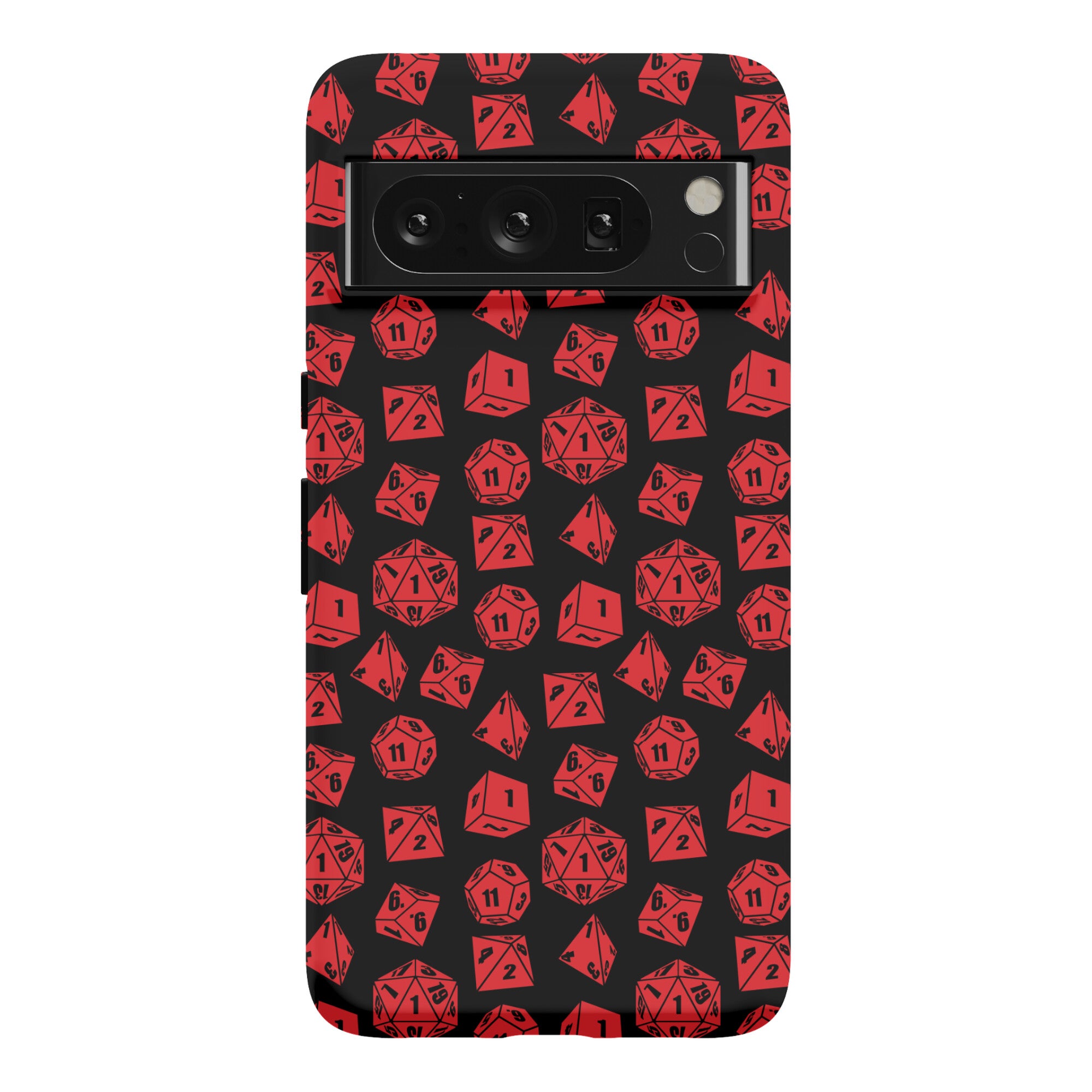 RPG Dice Pattern Phone Case