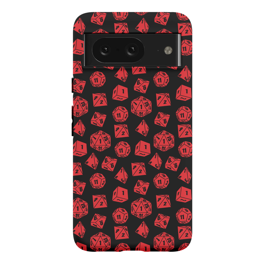 RPG Dice Pattern Phone Case