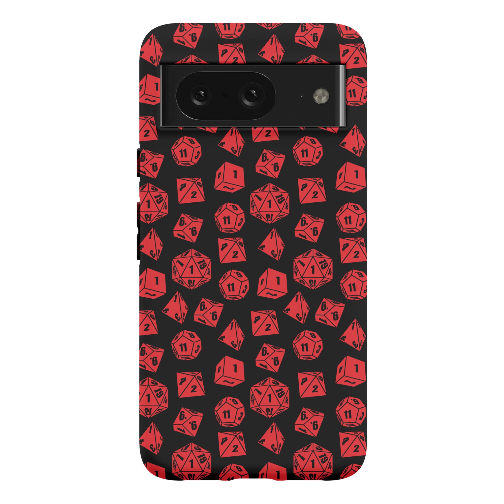 RPG Dice Pattern Phone Case