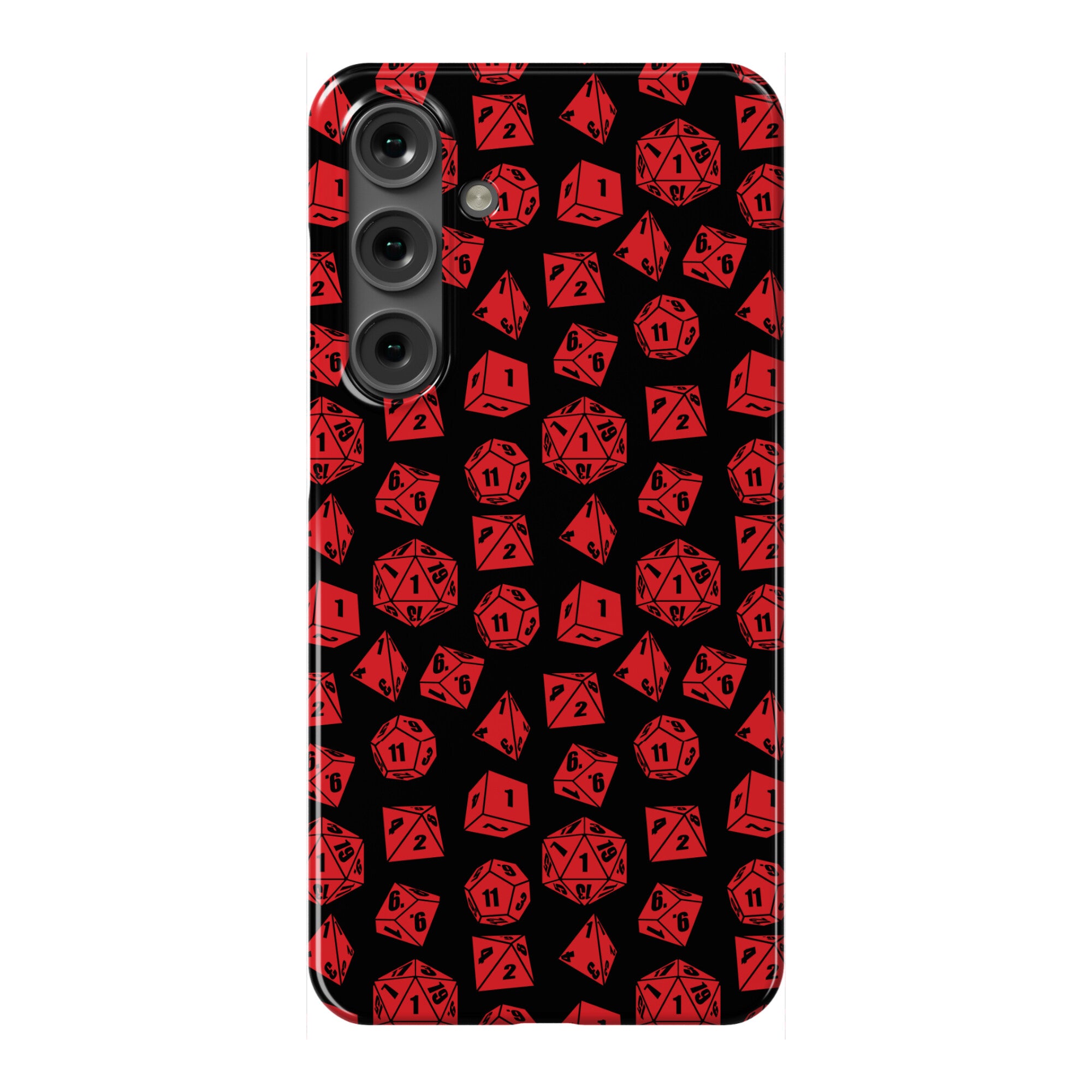 RPG Dice Pattern Phone Case