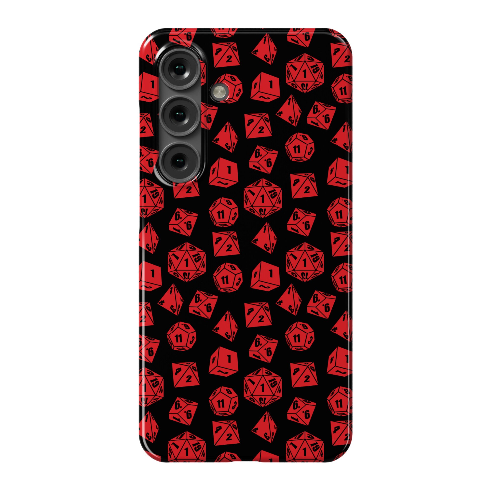RPG Dice Pattern Phone Case