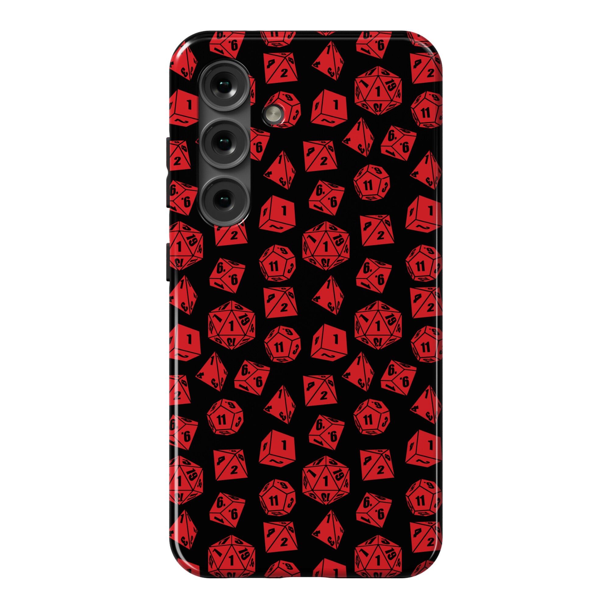 RPG Dice Pattern Phone Case