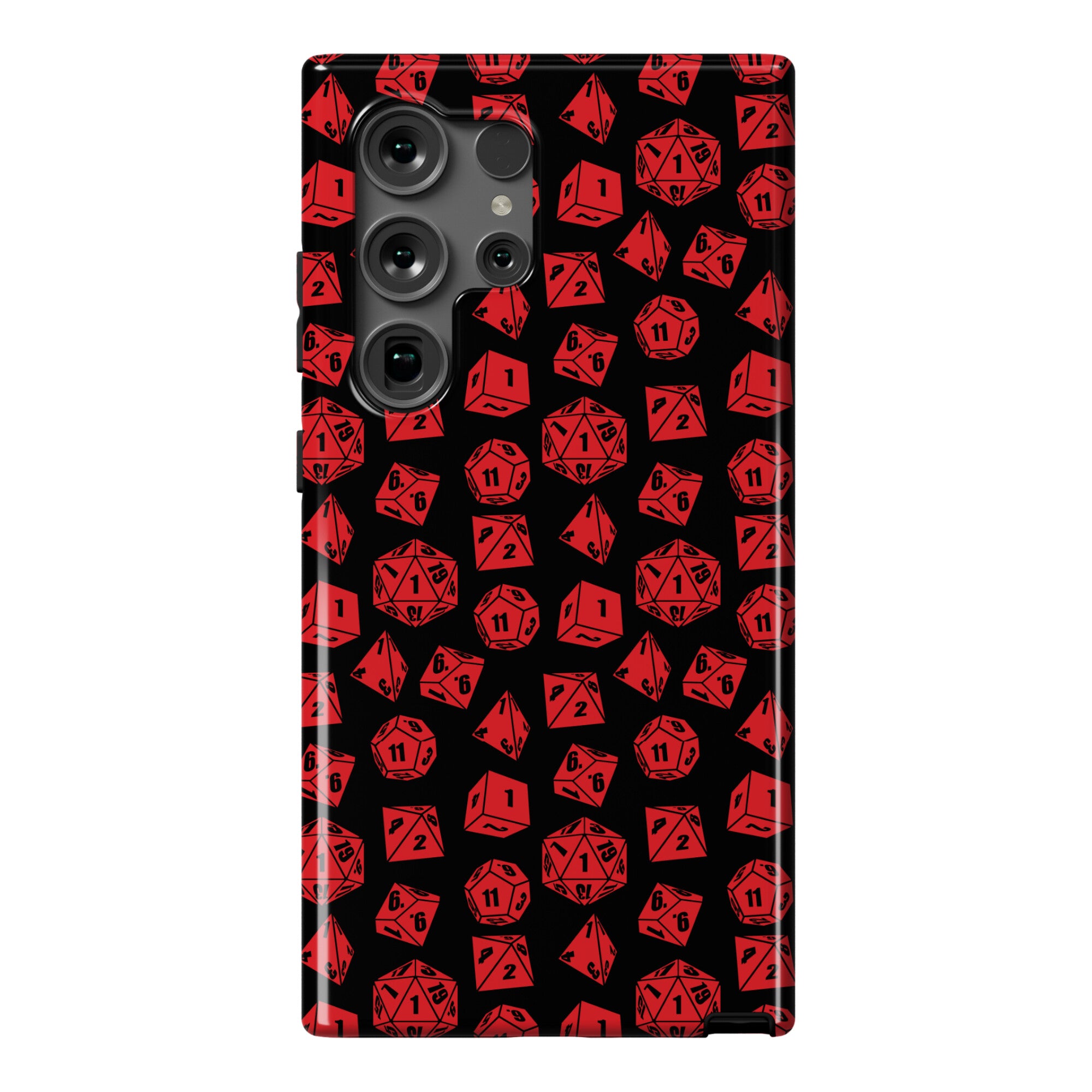 RPG Dice Pattern Phone Case