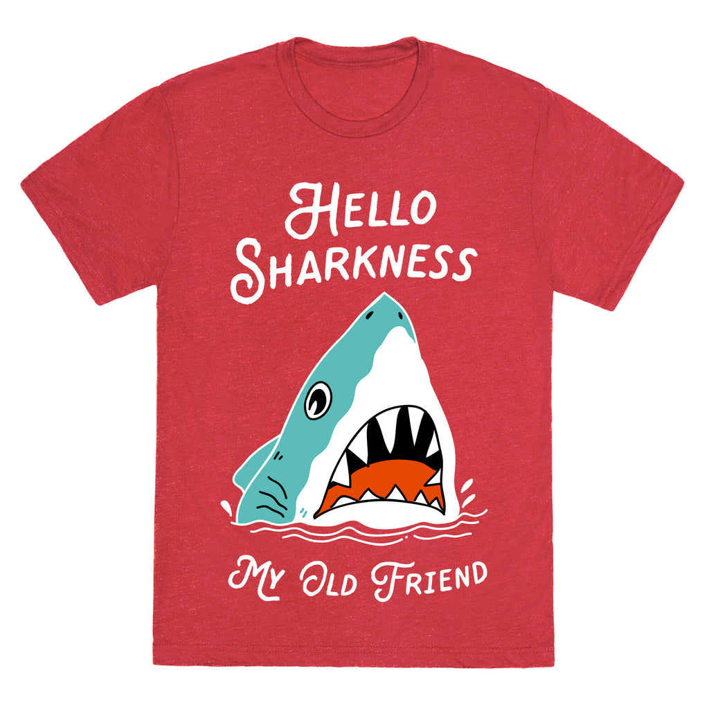 Hello Sharkness My Old Friend Unisex Triblend Tee