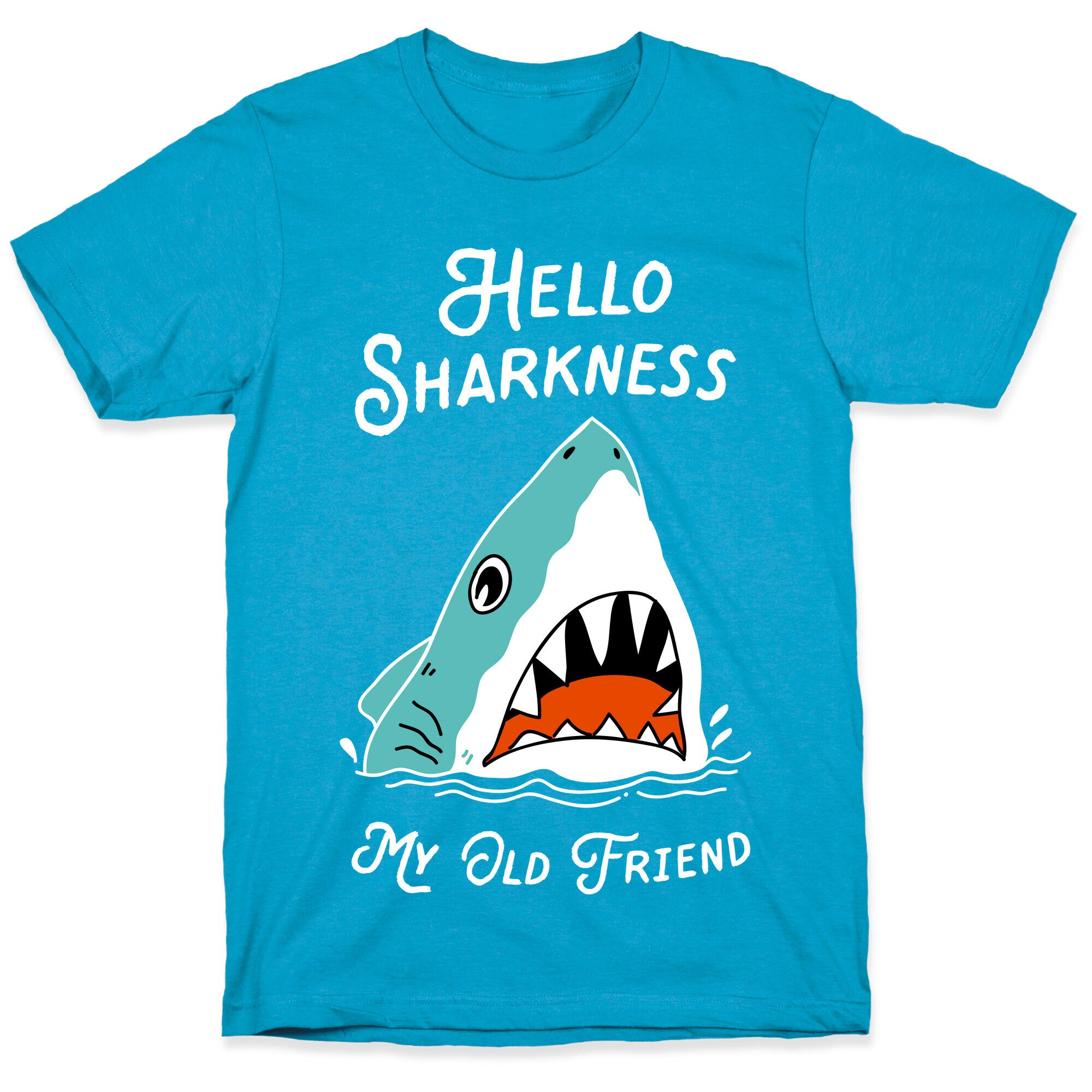 Hello Sharkness My Old Friend Unisex Triblend Tee