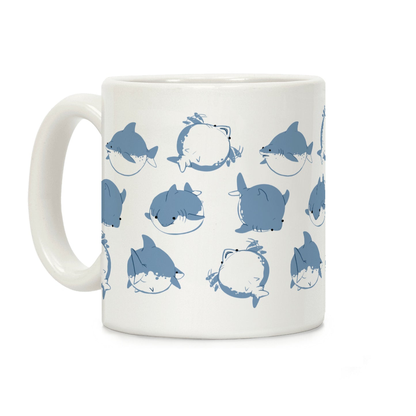 Fat Shark Pattern Coffee Mug