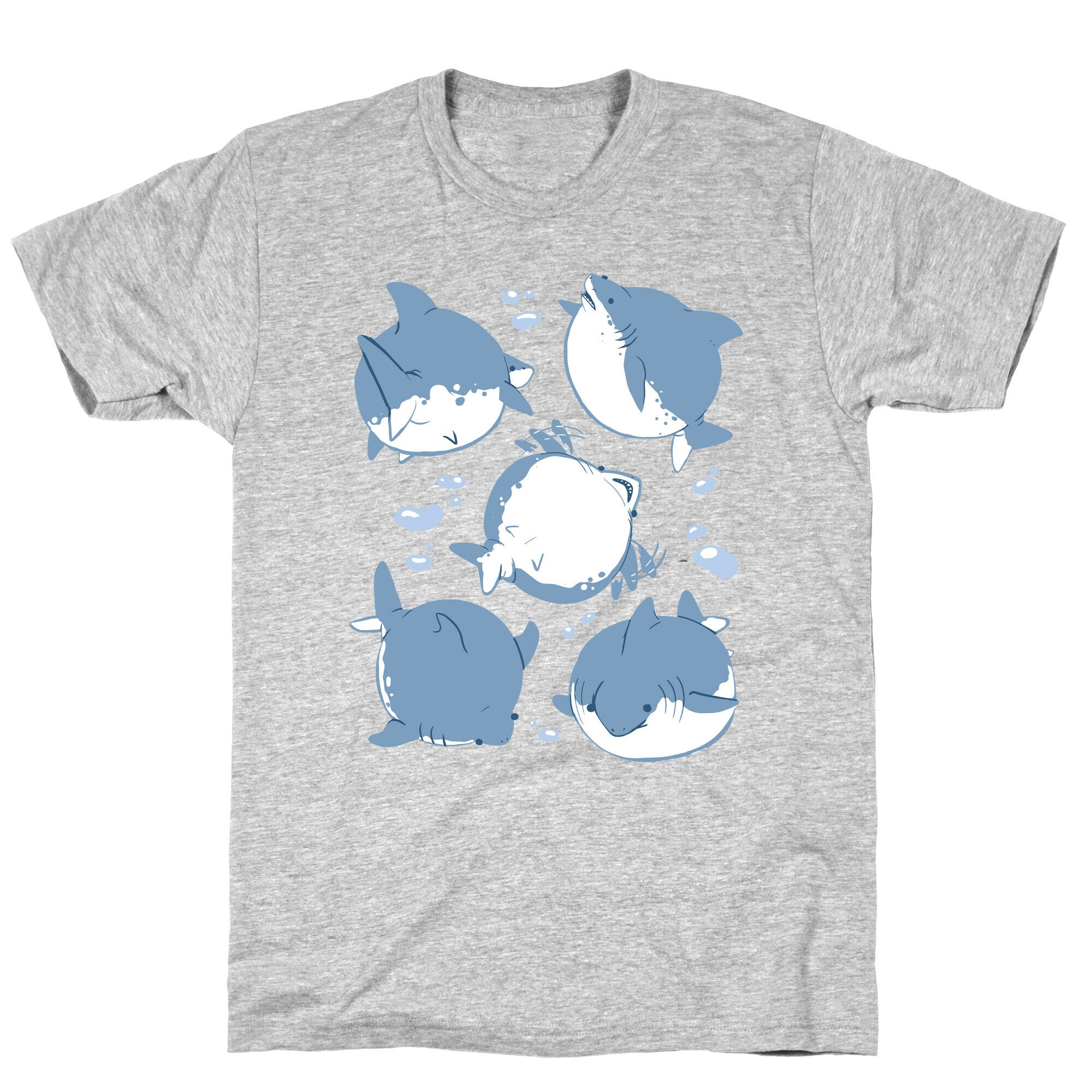 Fat Shark Pattern T-Shirt