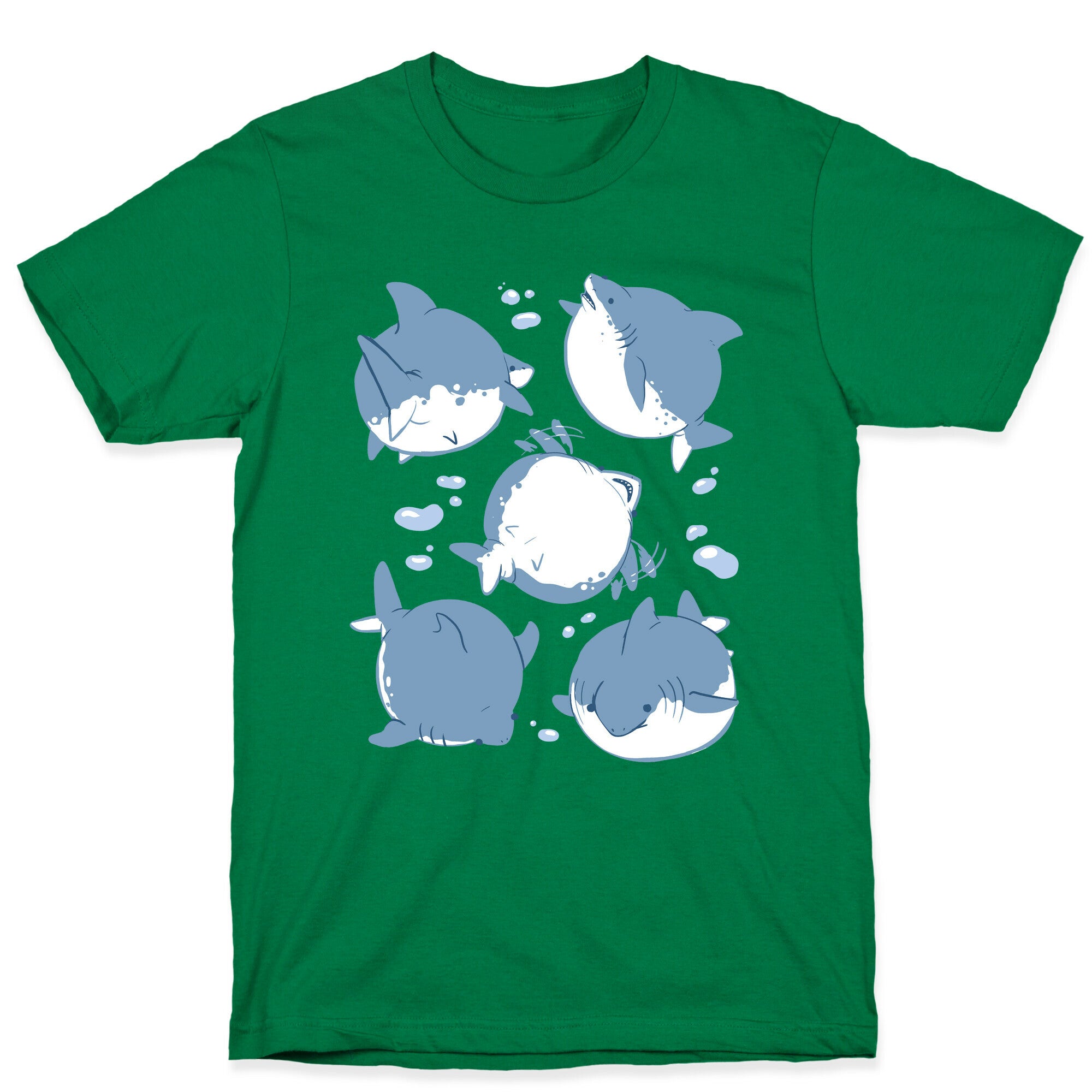 Fat Shark Pattern T-Shirt