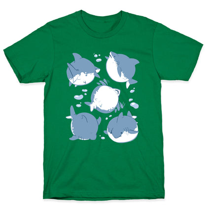 Fat Shark Pattern T-Shirt