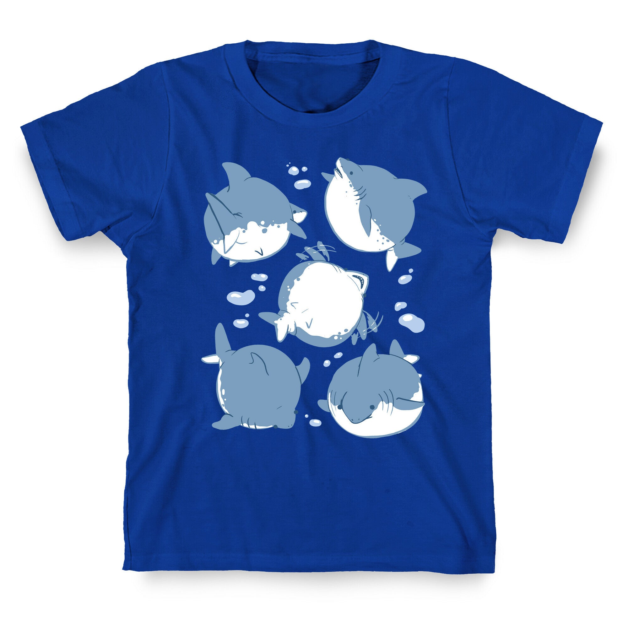 Fat Shark Pattern T-Shirt