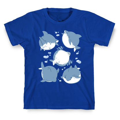 Fat Shark Pattern T-Shirt