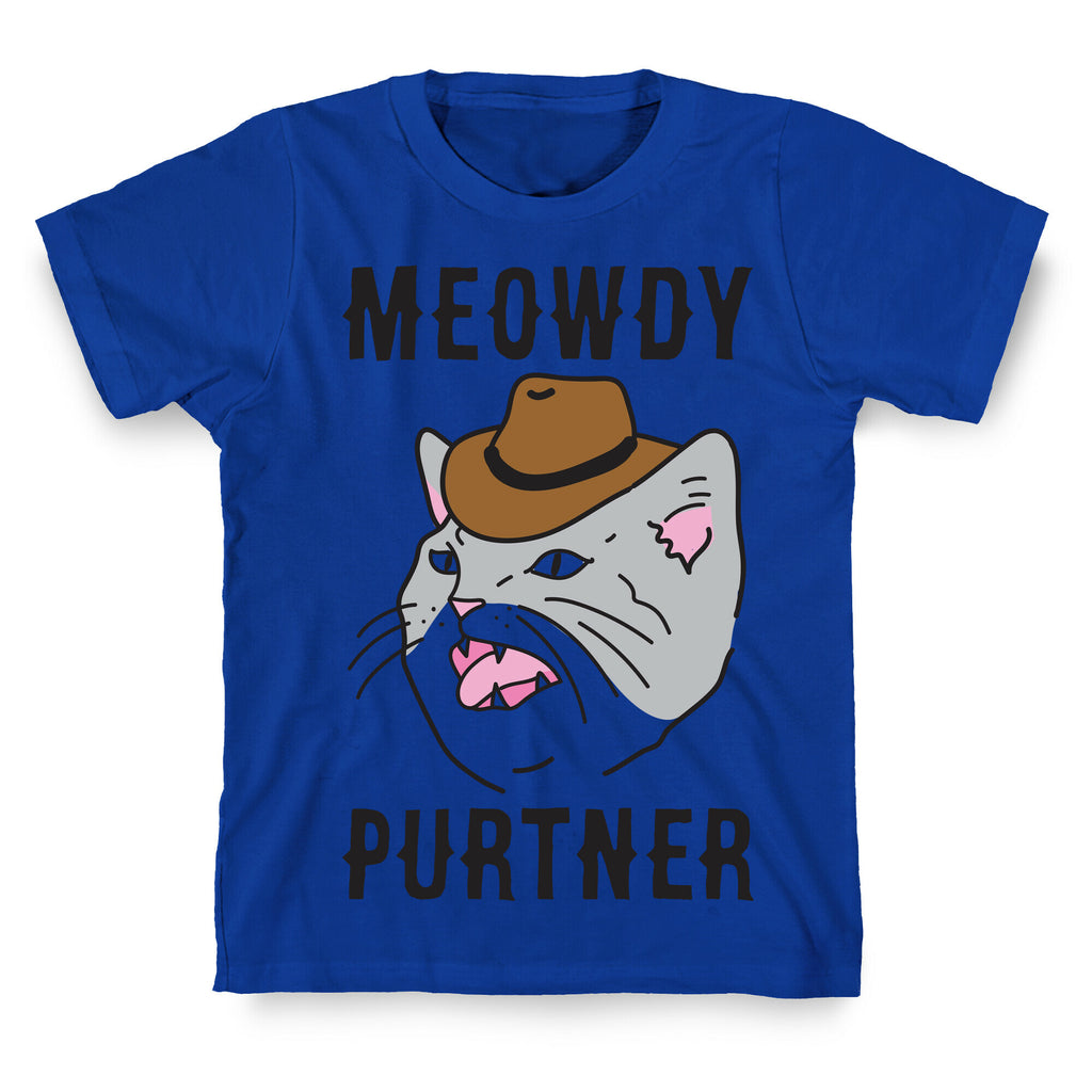 Meowdy Purtner Cowboy Cat T-Shirt