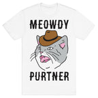 Meowdy Purtner Cowboy Cat T-Shirt