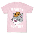 Meowdy Purtner Cowboy Cat T-Shirt