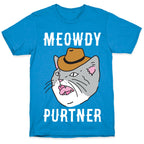 Meowdy Purtner Cowboy Cat T-Shirt