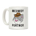 Meowdy Purtner Cowboy Cat Coffee Mug