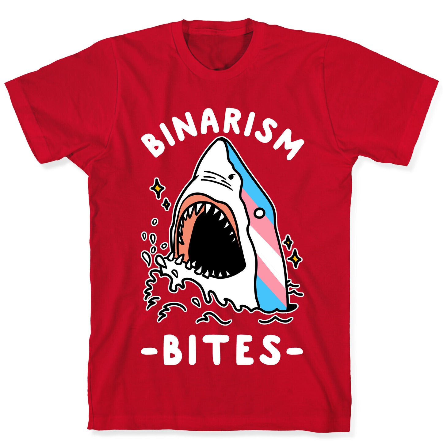 Binarism Bites Transgender T-Shirt