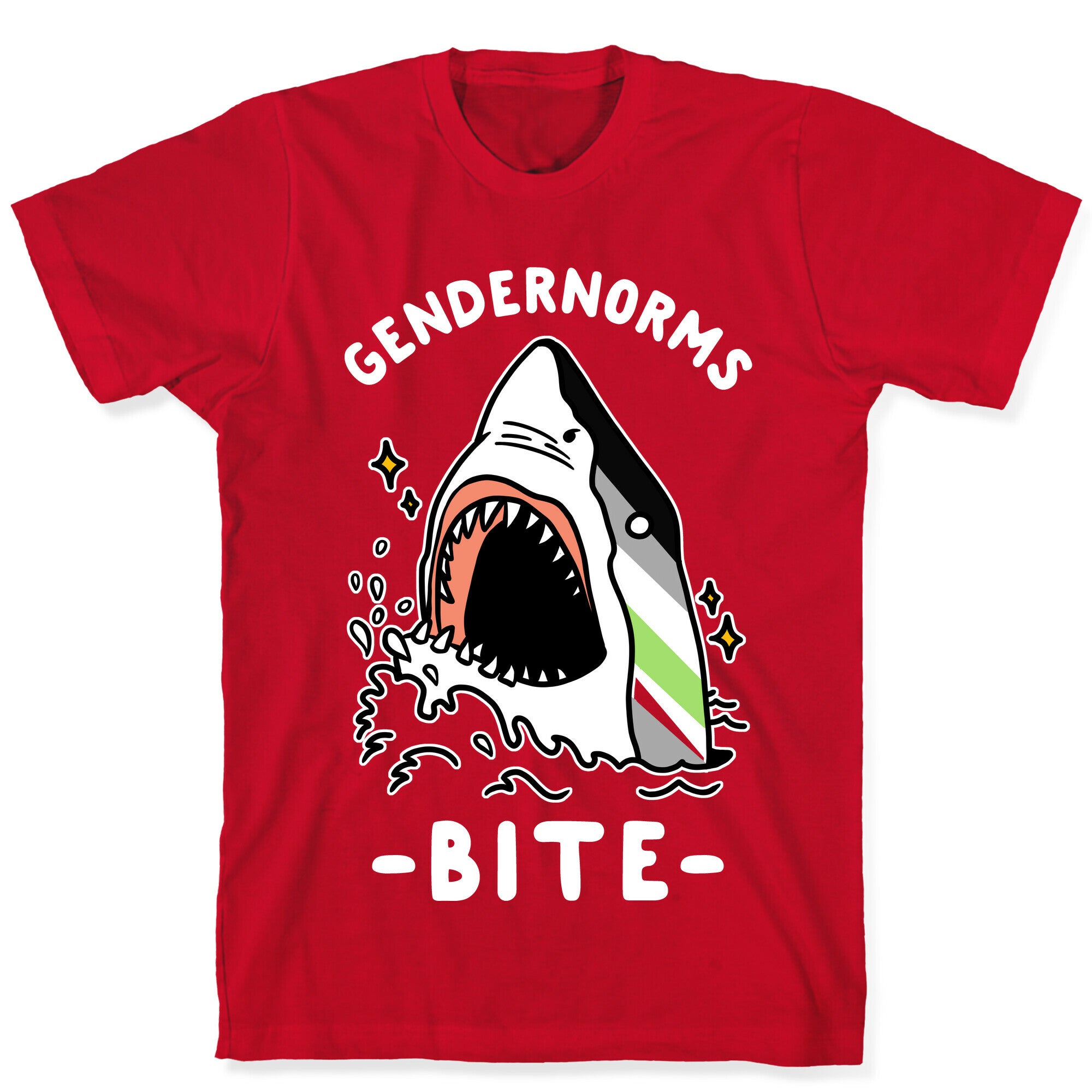 Gendernorms Bite Agender T-Shirt