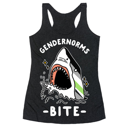 Gendernorms Bite Agender Racerback Tank