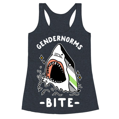 Gendernorms Bite Agender Racerback Tank